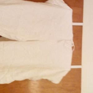 Charter Club women's  White Linen pants size 3x.